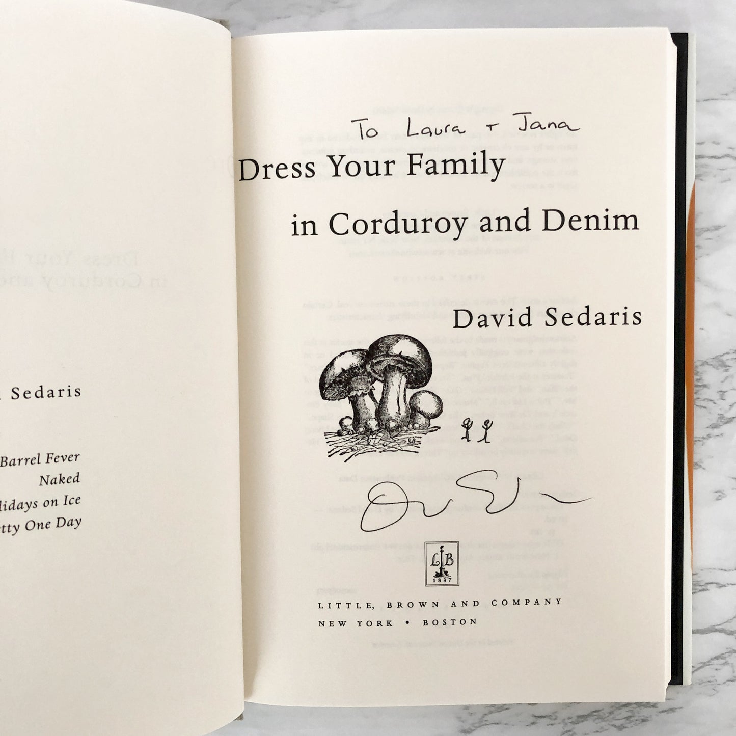 Dress Your Family in Corduroy and Denim by David Sedaris SIGNED! [FIRST EDITION / FIRST PRINTING]