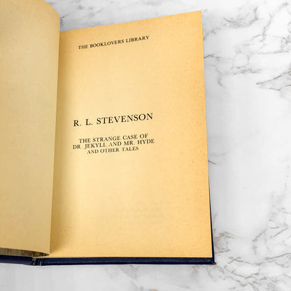 The Strange Case of Dr. Jekyll & Mr. Hyde and Other Tales by Robert Louis Stevenson [1986 MINI LEATHER-BOUND HARDCOVER]