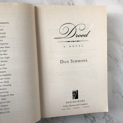 Drood by Dan Simmons [TRADE PAPERBACK / 2010] - Bookshop Apocalypse