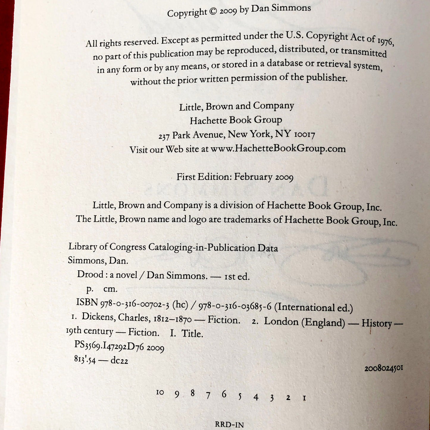 Drood by Dan Simmons SIGNED! [FIRST EDITION / FIRST PRINTING]