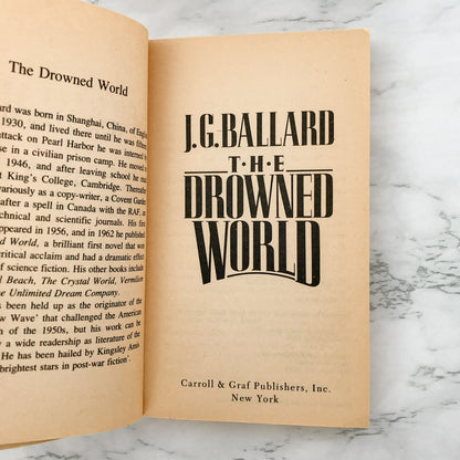 The Drowned World by J.G. Ballard [1989 PAPERBACK]