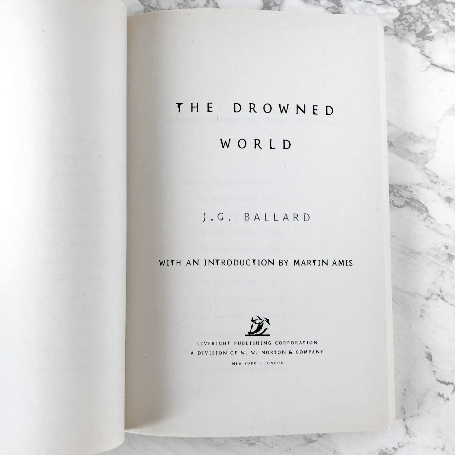 The Drowned World by J.G. Ballard [50th ANNIVERSARY / ADVANCE PROOF] 2012