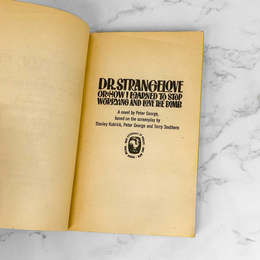 Dr. Strangelove or How I Learned to Stop Worrying and Love the Bomb by Peter George [FIRST EDITION PAPERBACK] 1964