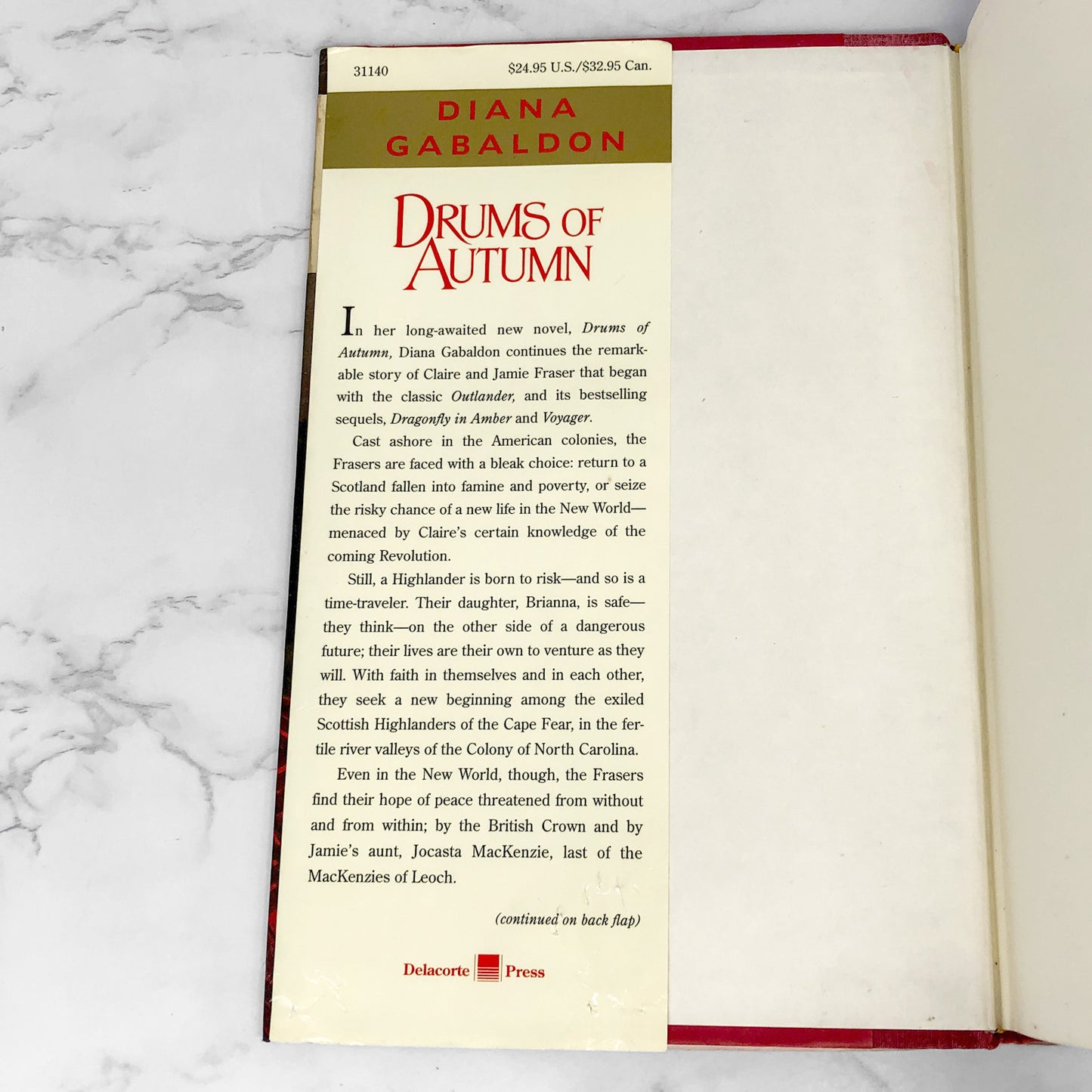 Drums of Autumn by Diana Gabaldon [FIRST EDITION / FIRST PRINTING] Outlander #4