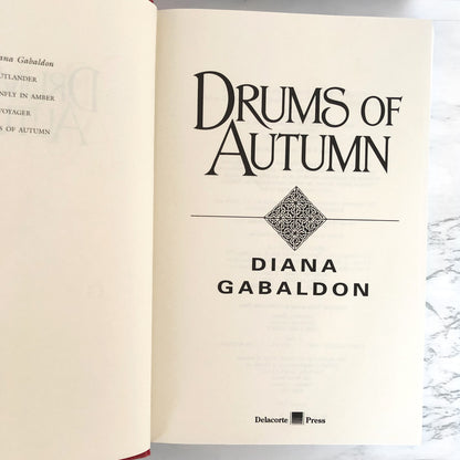 Drums of Autumn by Diana Gabaldon [FIRST EDITION] Outlander #4