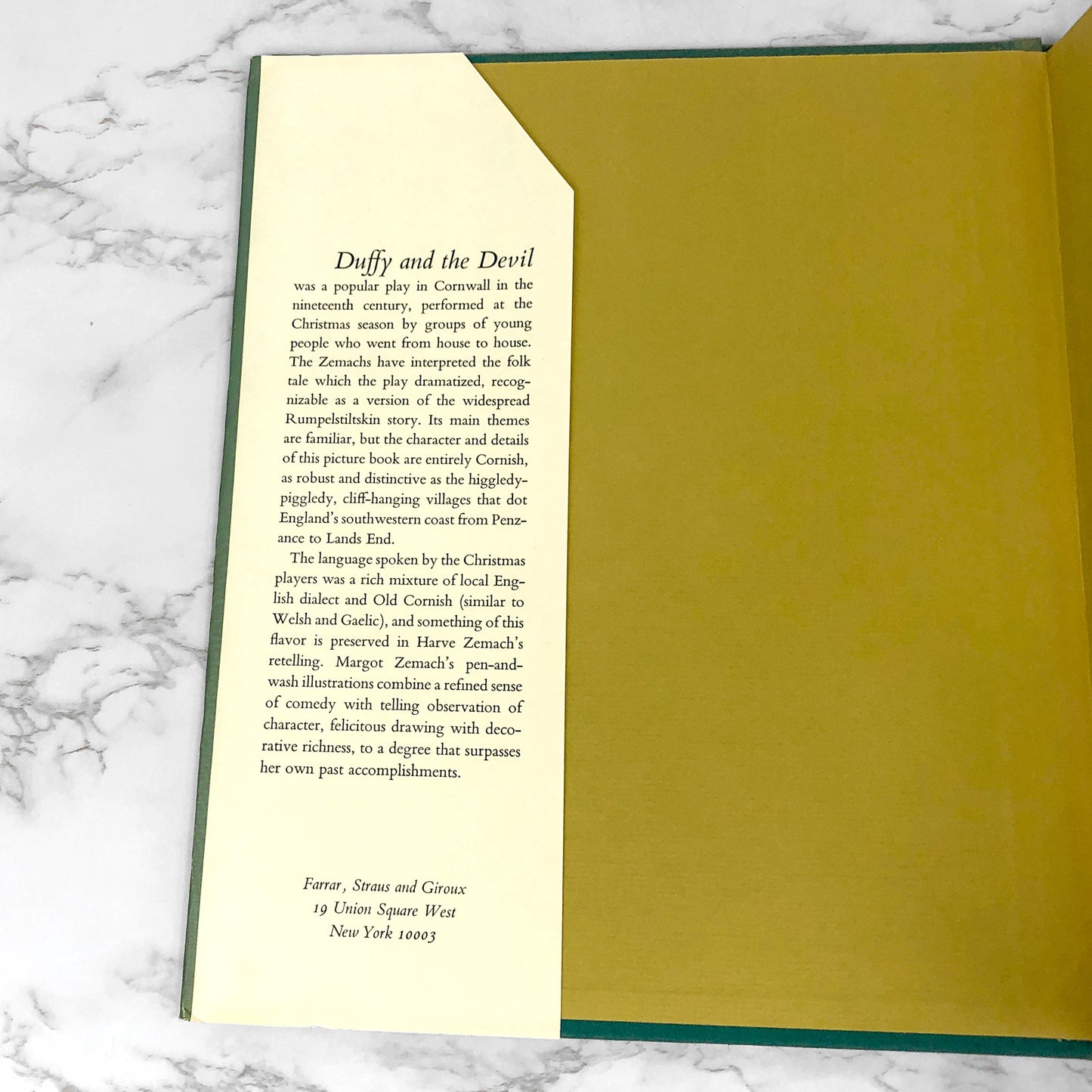 Duffy and the Devil by Harve & Margot Zemach [FIRST EDITION] 1974