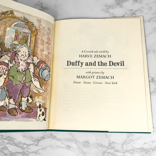 Duffy and the Devil by Harve & Margot Zemach [FIRST EDITION] 1974