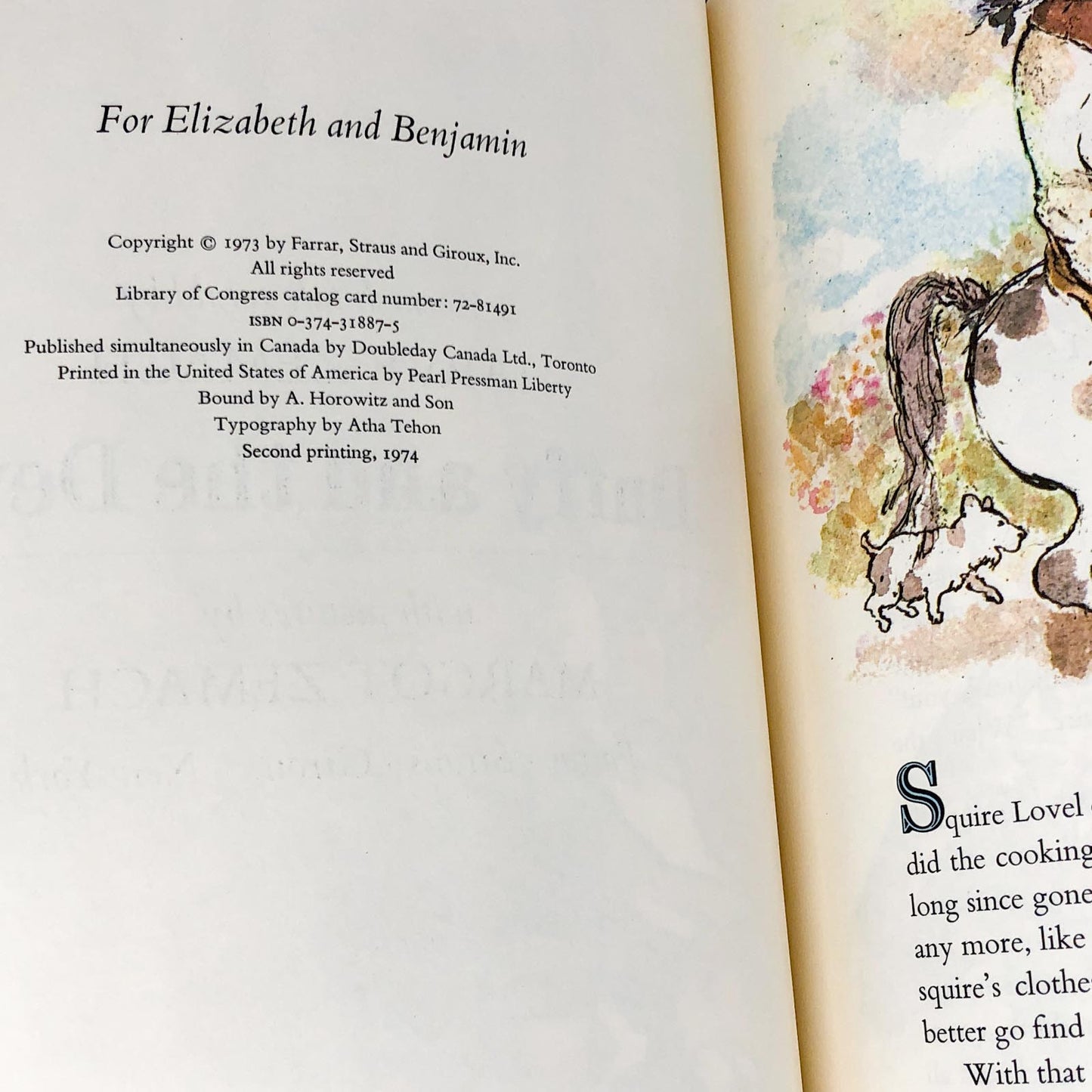 Duffy and the Devil by Harve & Margot Zemach [FIRST EDITION] 1974