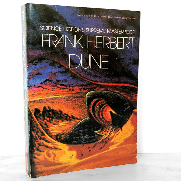 Dune by Frank Herbert [XL BERKLEY TRADE PAPERBACK] 1984