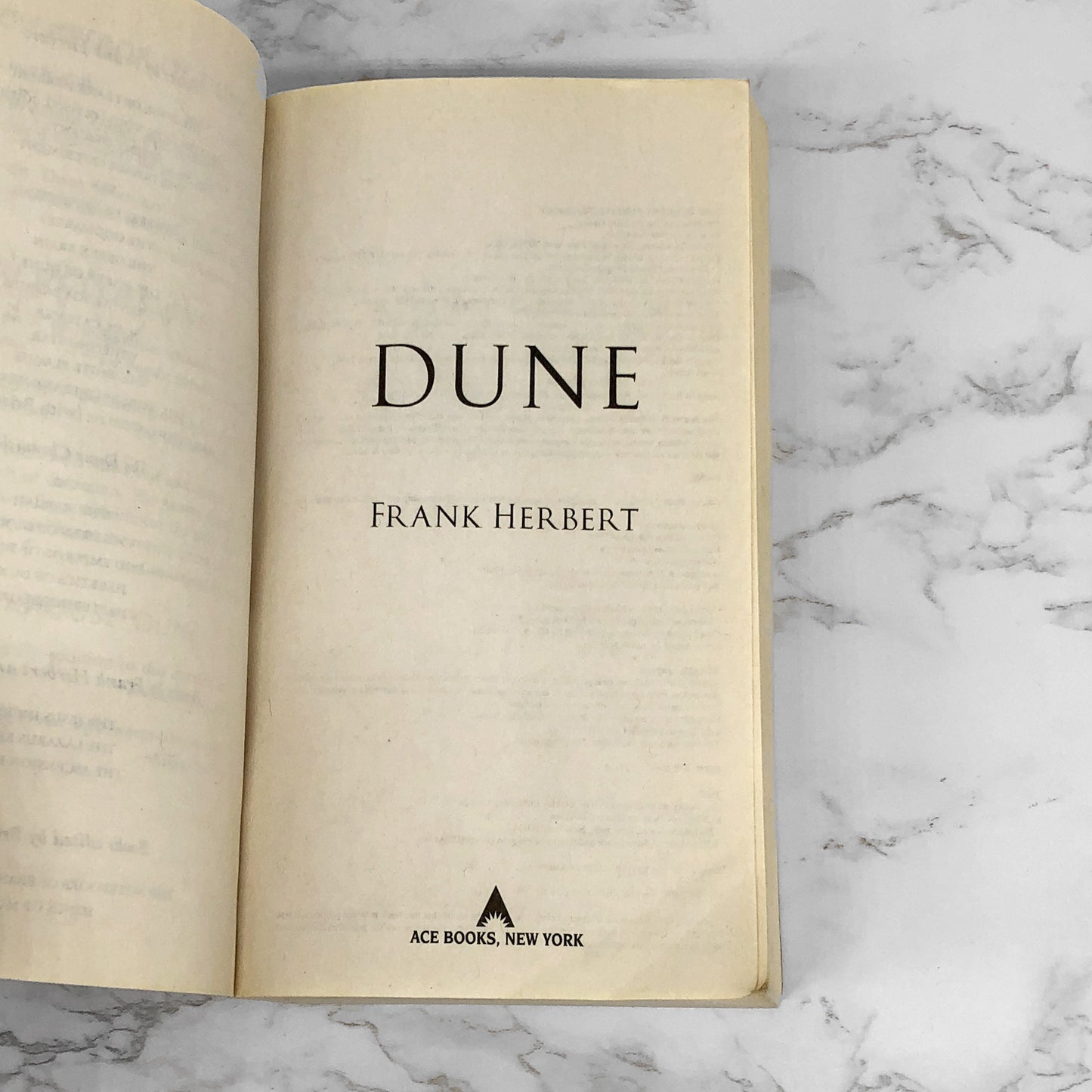 Dune by Frank Herbert [ACE PREMIUM PAPERBACK] 2010