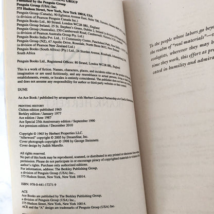 Dune by Frank Herbert [ACE PREMIUM PAPERBACK / 2010]