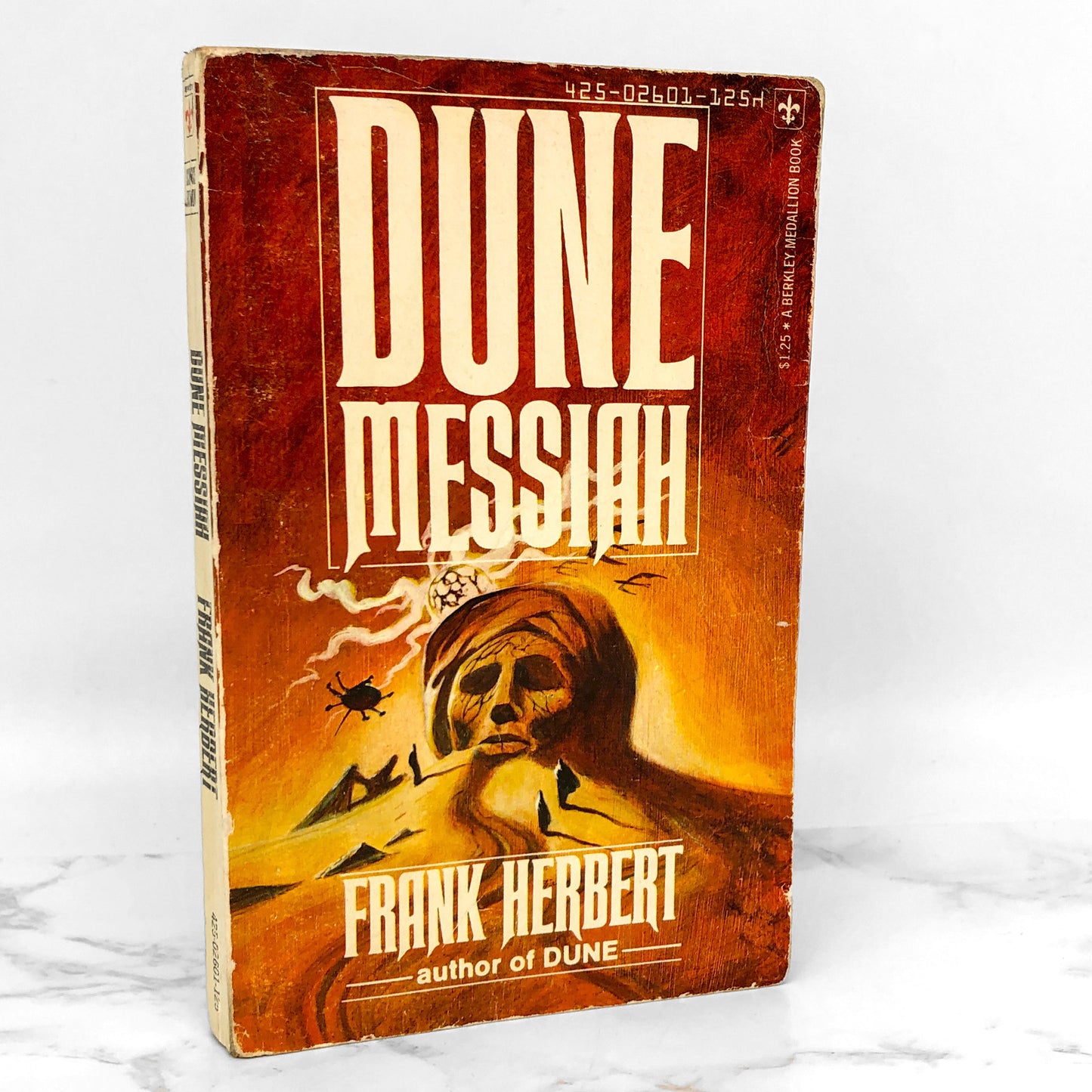 Dune Messiah by Frank Herbert [FIRST EDITION PAPERBACK] 1970 • Berkley Medallion