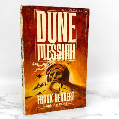 Dune Messiah by Frank Herbert [FIRST EDITION PAPERBACK] 1970 • Berkley Medallion