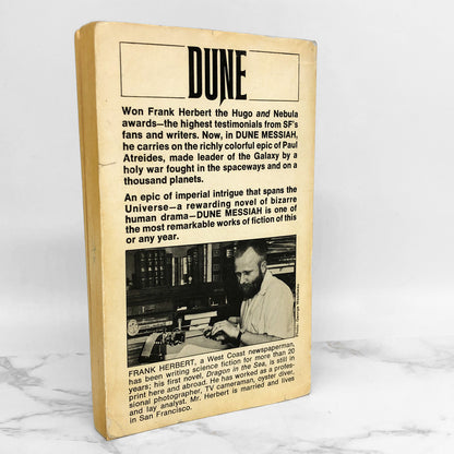 Dune Messiah by Frank Herbert [FIRST EDITION PAPERBACK] 1970 • Berkley Medallion