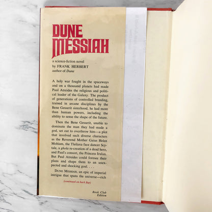 Dune Messiah by Frank Herbert [FIRST BOOK CLUB EDITION] 1969