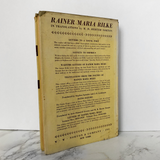 Duino Elegies by Rainer Maria Rilke [FIRST EDITION / 1939] - Bookshop Apocalypse