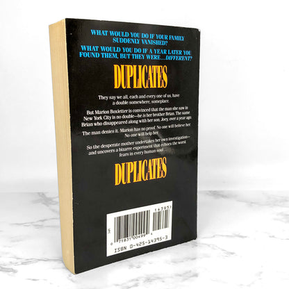 Duplicates by Andrew Neiderman [FIRST EDITION] 1994
