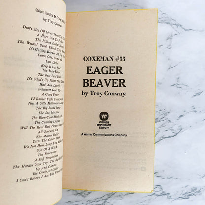 Eager Beaver by Troy Conway [1973 SLEAZE PAPERBACK]