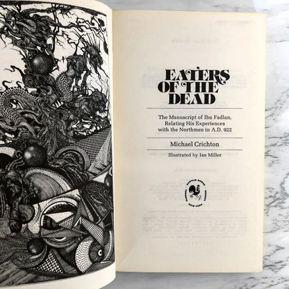 Eaters of The Dead by Michael Crichton [FIRST PAPERBACK PRINTING / 1977]