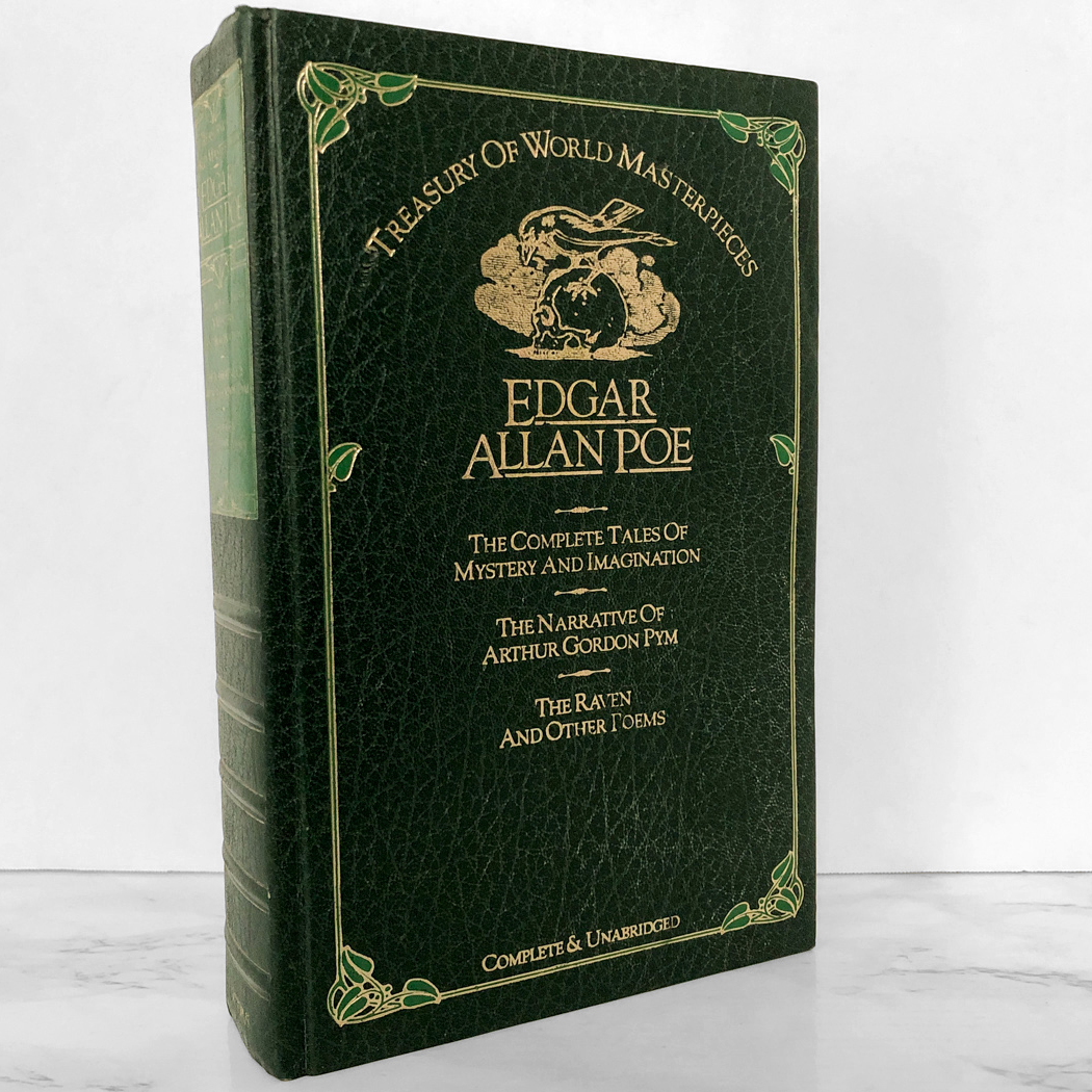 The Edgar Allen Poe Treasury of World Masterpieces [LEATHER BOUND ANTHOLOGY / 1981]