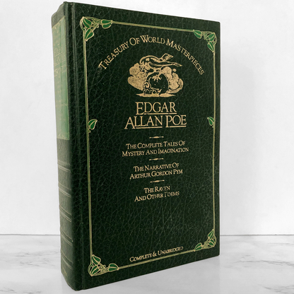 The Edgar Allen Poe Treasury of World Masterpieces [LEATHER BOUND ANTHOLOGY / 1981]
