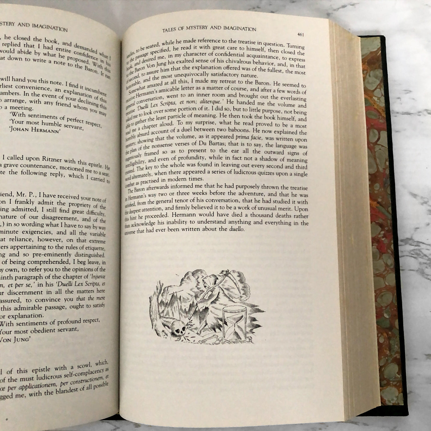 The Edgar Allen Poe Treasury of World Masterpieces [LEATHER BOUND ANTHOLOGY / 1981]