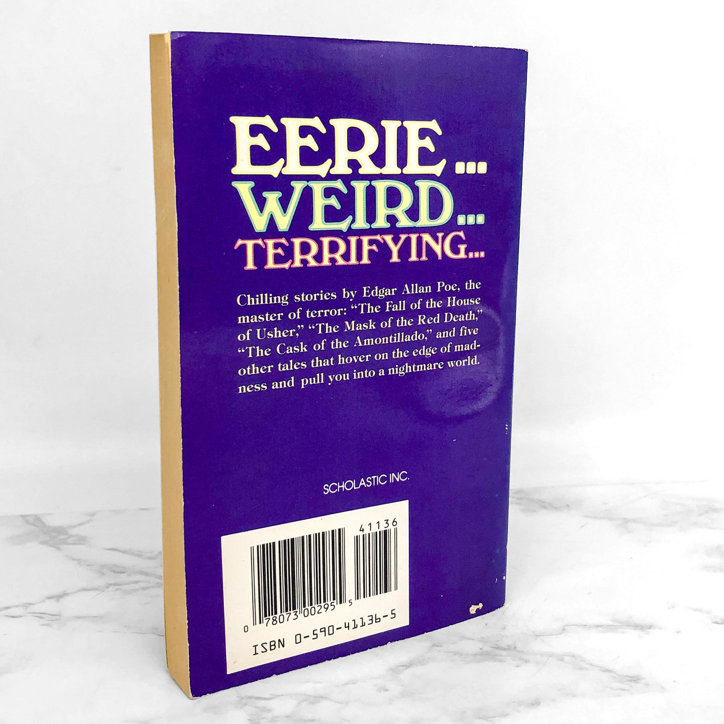 Eight Tales of Terror by Edgar Allen Poe [1978 PAPERBACK]