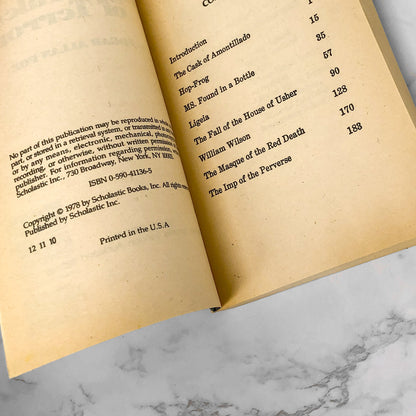 Eight Tales of Terror by Edgar Allen Poe [1978 PAPERBACK]