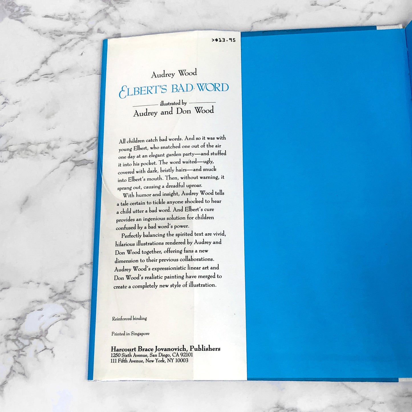 Elbert's Bad Word by Audrey & Don Wood [FIRST EDITION] 1988