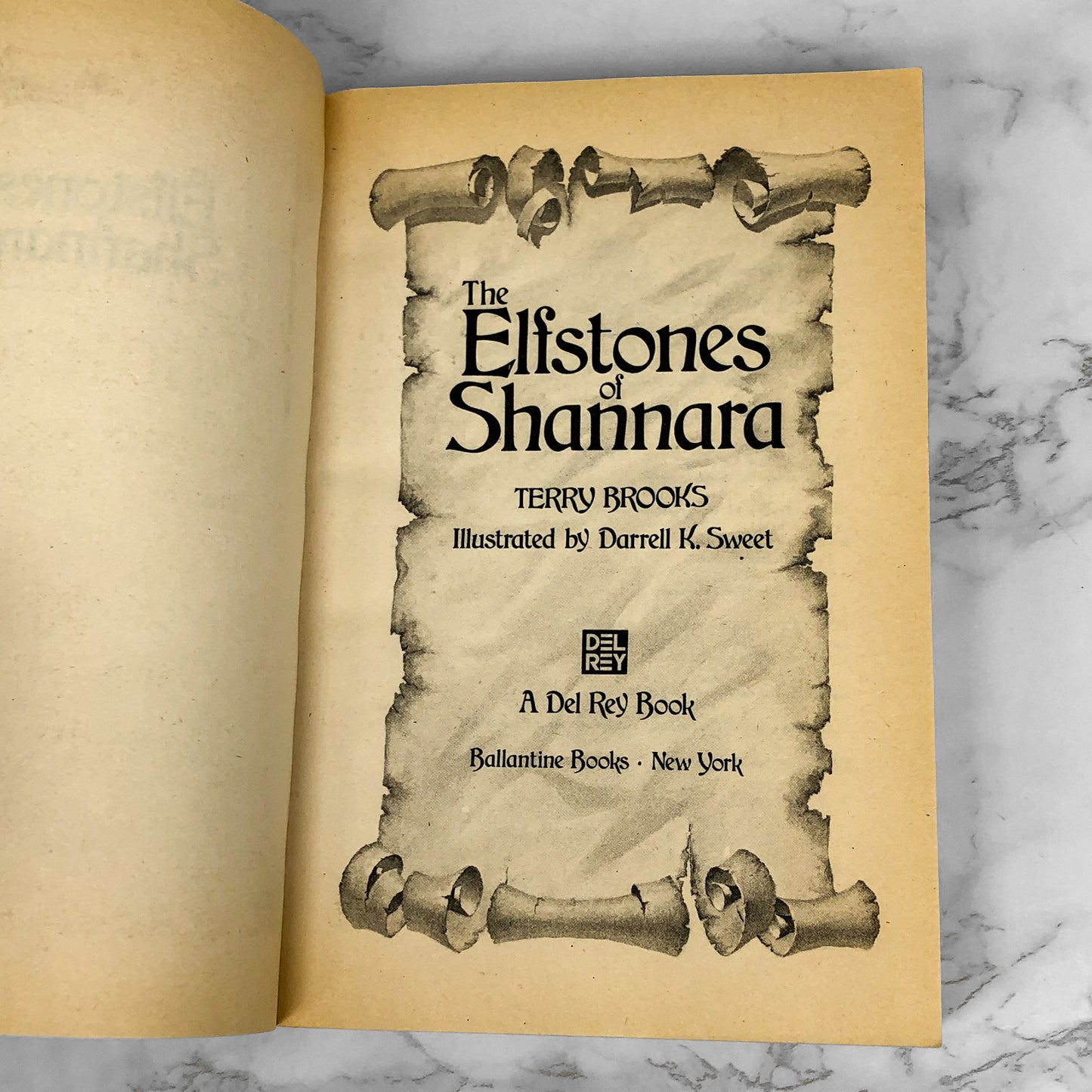 The Elfstones of Shannara by Terry Brooks [FIRST EDITION • FIRST PRINTING] 1982