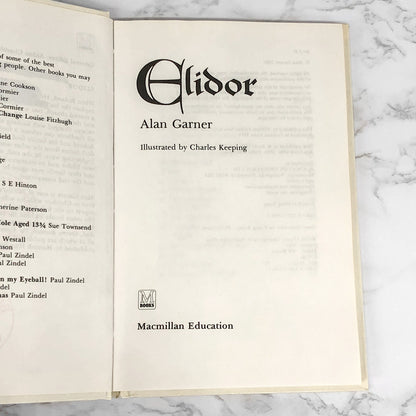 Elidor by Alan Garner [1986 U.K. HARDBACK]