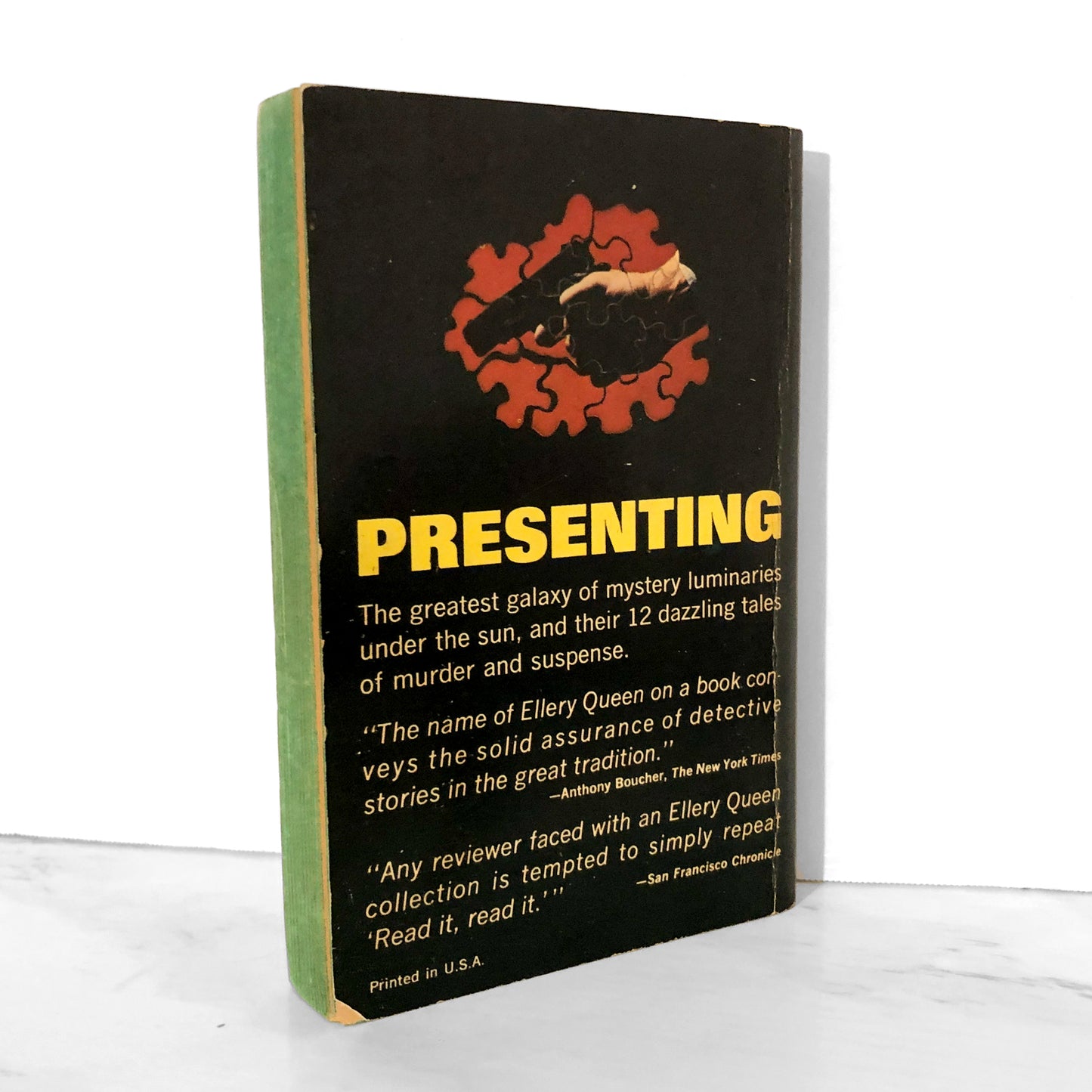 Ellery Queen's 12: Distinguished Tales of Detection [1964 DELL PAPERBACK]