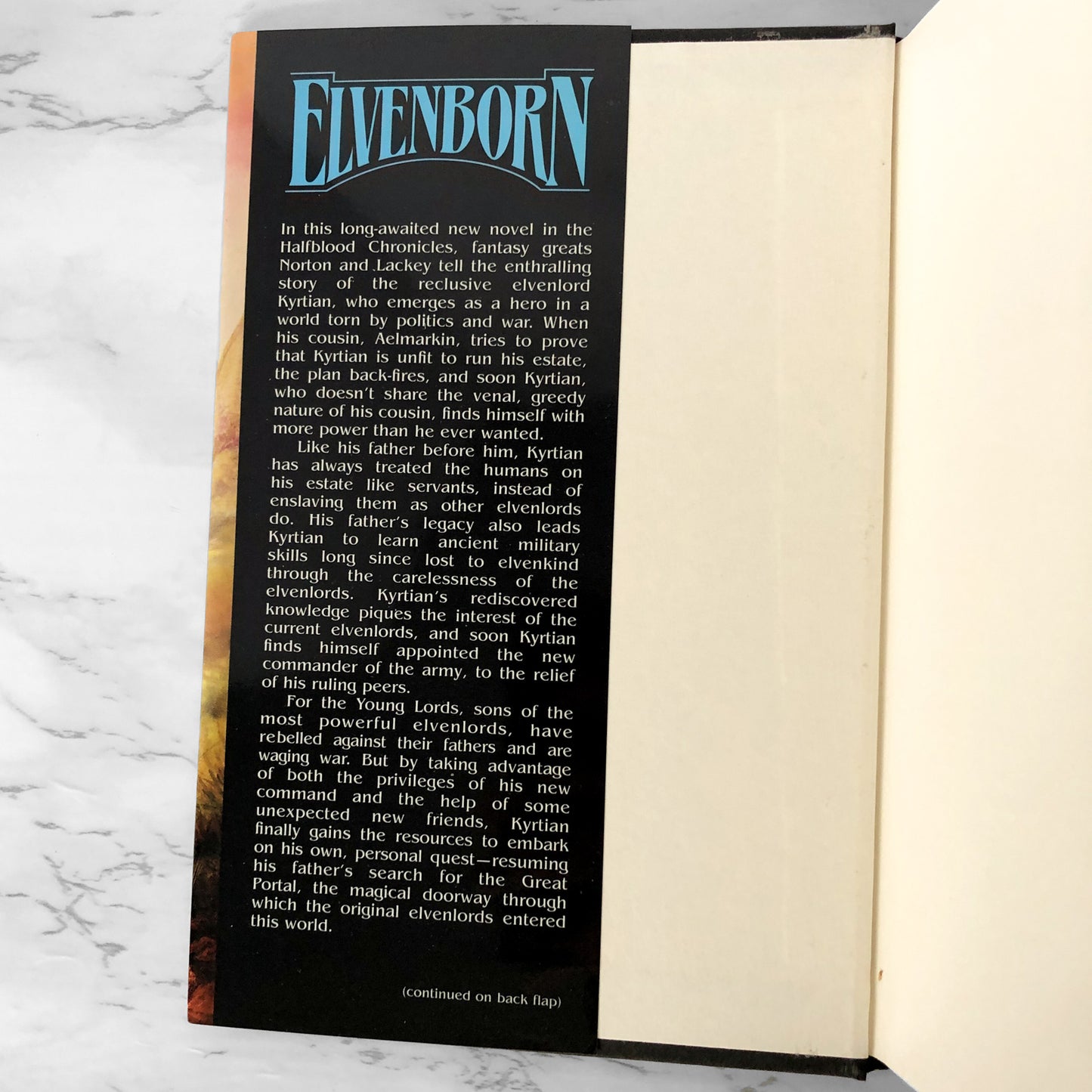 Elvenborn [Halfblood Chronicles #3] by Andre Norton & Mercedes Lackey [FIRST EDITION]