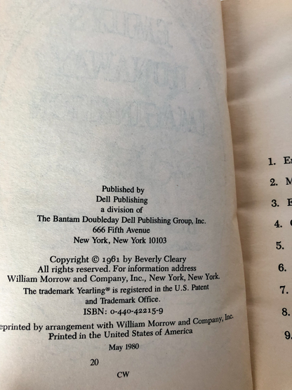 Emily's Runaway Imagination by Beverly Cleary [1980 TRADE PAPERBACK] - Bookshop Apocalypse