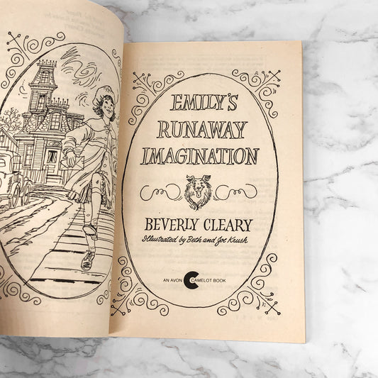 Emily's Runaway Imagination by Beverly Cleary [1990 TRADE PAPERBACK]