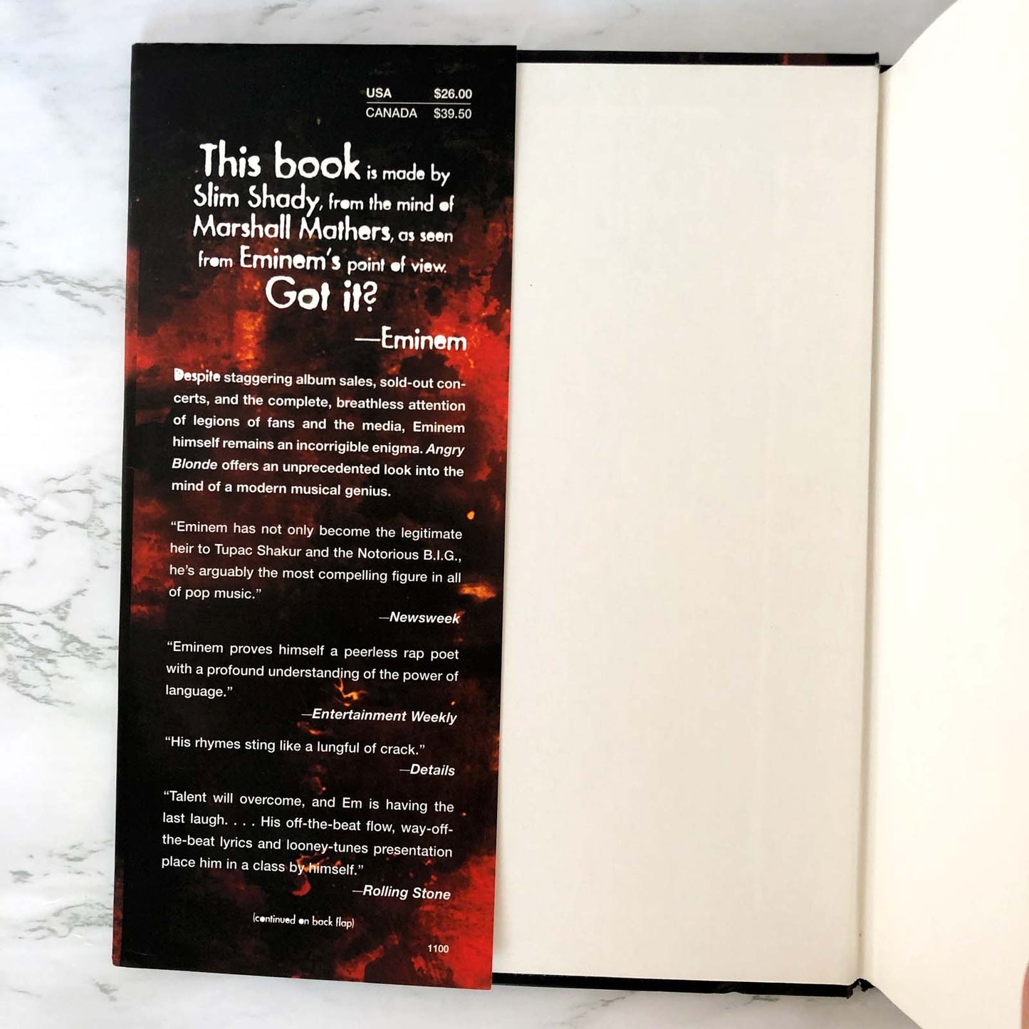 Angry Blonde by Eminem [FIRST EDITION / 2000]