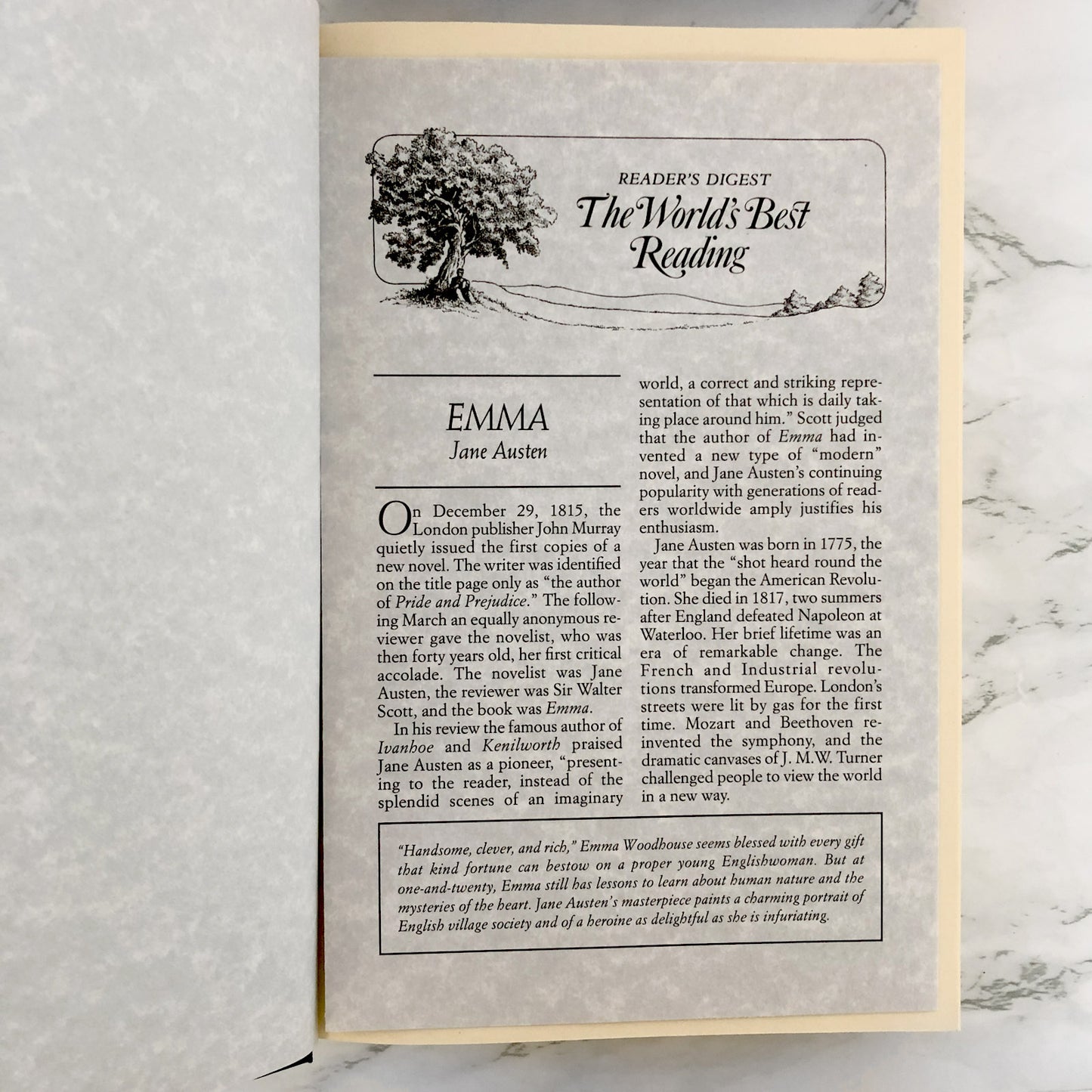 Emma by Jane Austen [ILLUSTRATED HARDCOVER / 1994]