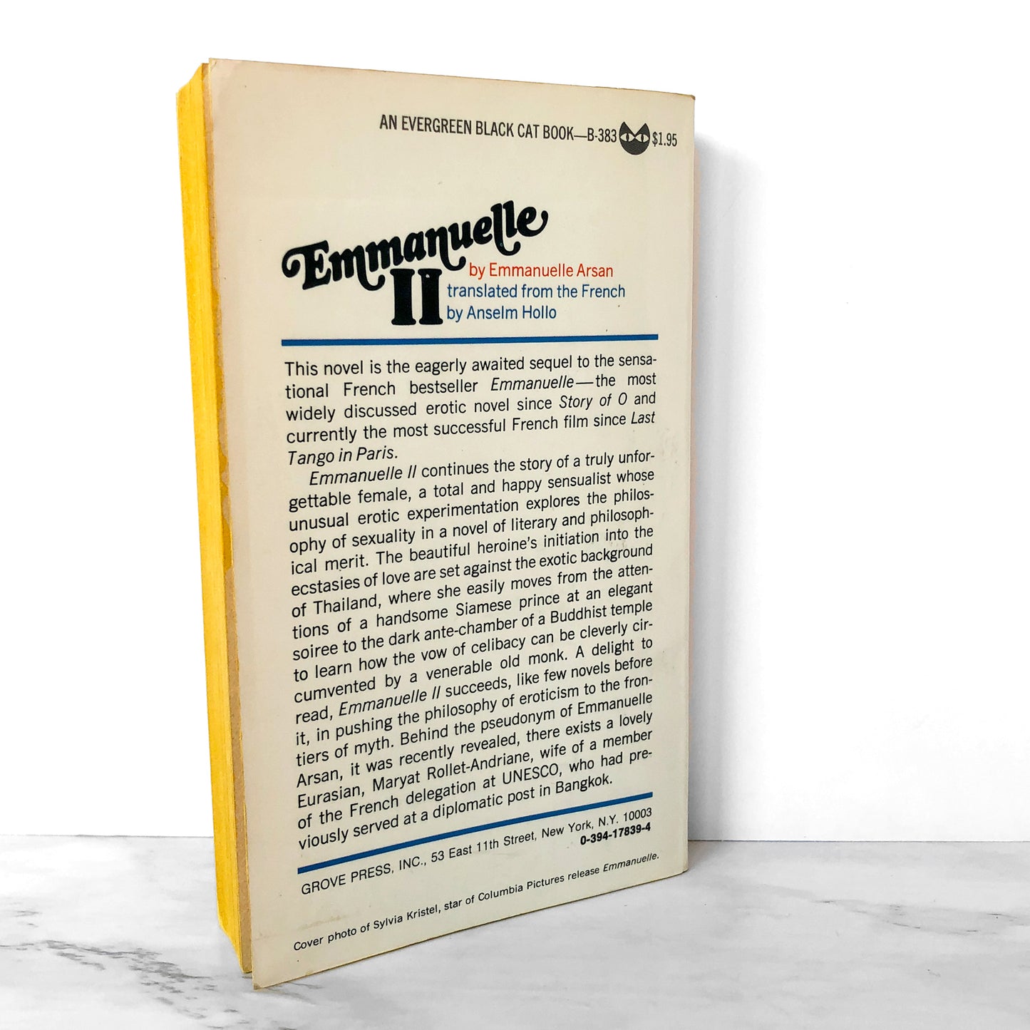 Emmanuelle II by Emmanuelle Arsan [FIRST PAPERBACK PRINTING] 1974