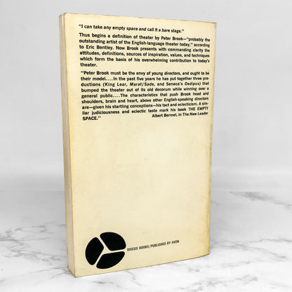 The Empty Space by Peter Brook [FIRST PAPERBACK PRINTING] 1969 • Discus