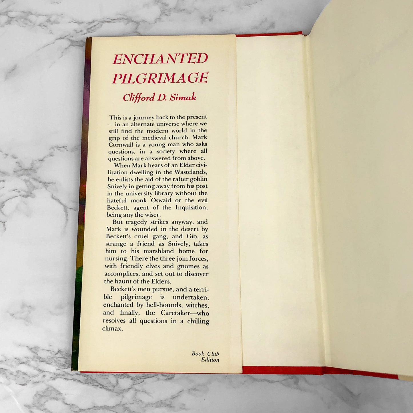 Enchanted Pilgrimage by Clifford D. Simak [1975 HARDCOVER]