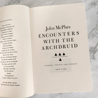 Encounters With the Archdruid by John McPhee [TRADE PAPERBACK / 1977]