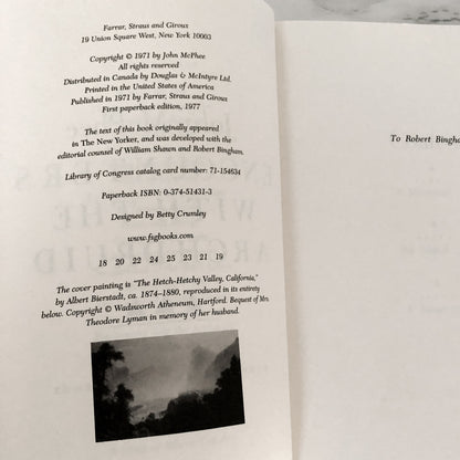 Encounters With the Archdruid by John McPhee [TRADE PAPERBACK / 1977]