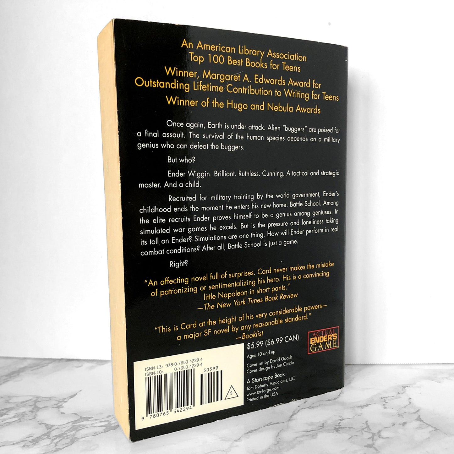 Ender's Game by Orson Scott Card [TRADE PAPERBACK] 2002 • TOR