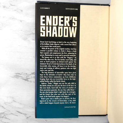 Ender's Shadow by Orson Scott Card SIGNED! [FIRST EDITION] 1999