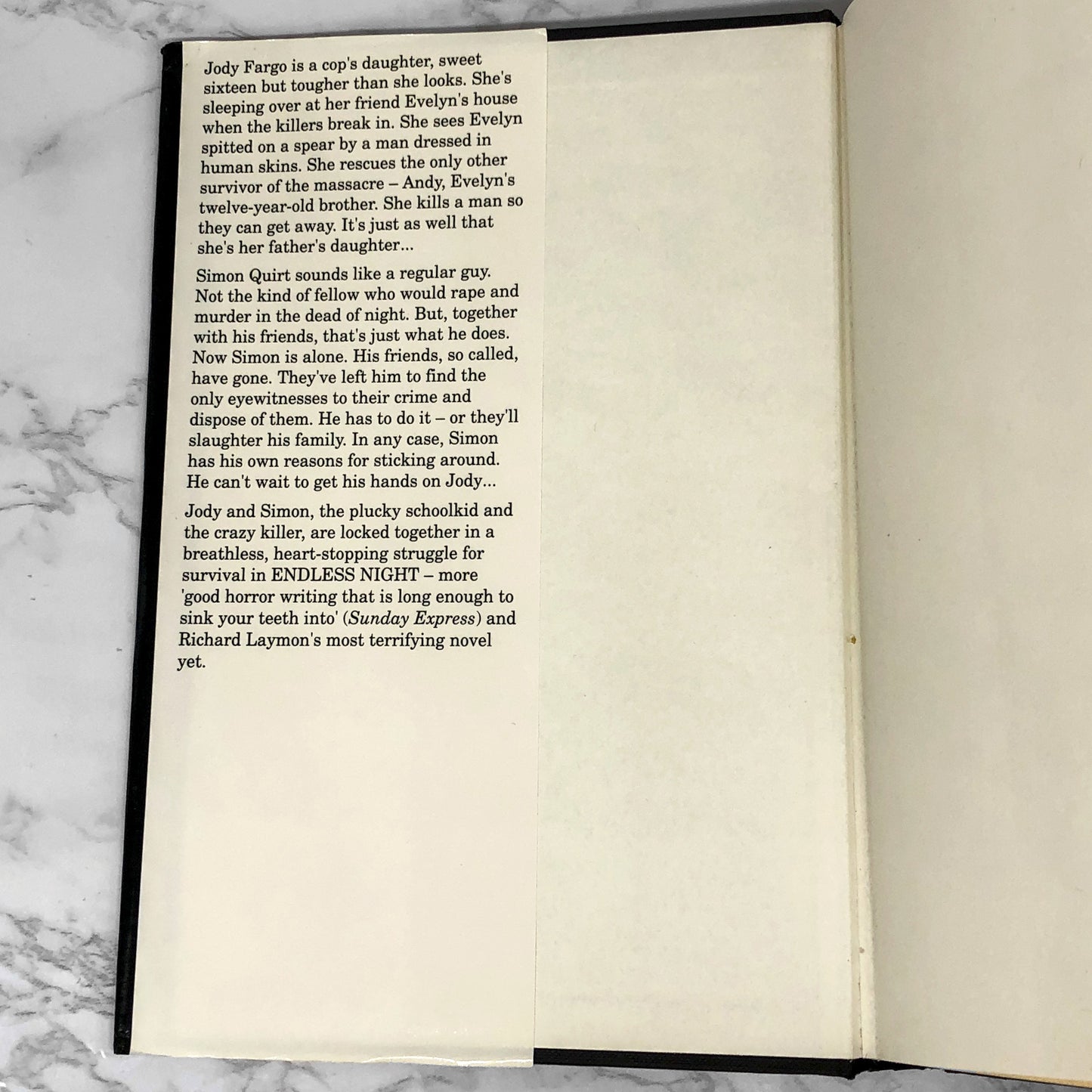 Endless Night by Richard Laymon [1993 U.K. HARDCOVER]