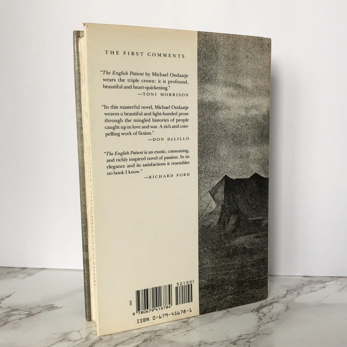 The English Patient by Michael Ondaatje (FIRST EDITION) - Bookshop Apocalypse