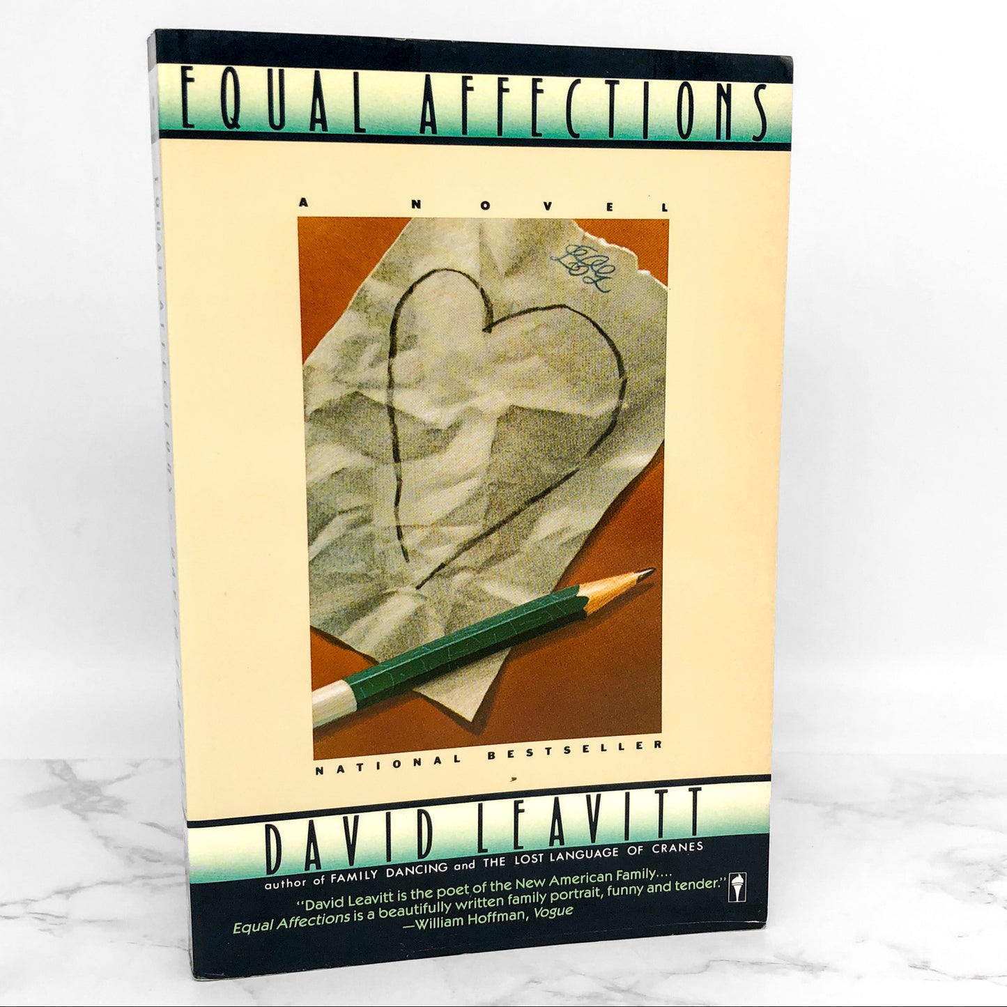 Equal Affections by David Leavitt [FIRST PAPERBACK EDITION] 1990 • Perennial