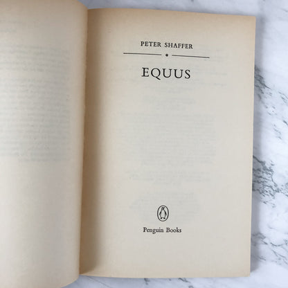 Equus by Peter Shaffer [1986 UK PAPERBACK] - Bookshop Apocalypse