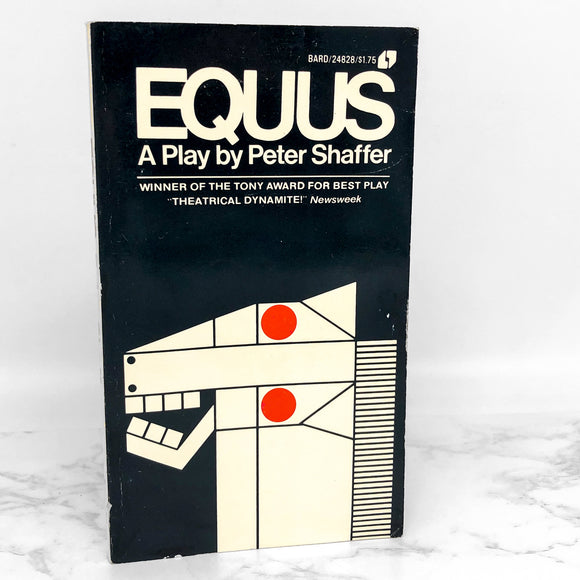 Equus by Peter Shaffer [FIRST U.S. PAPERBACK PRINTING] 1975 • Bard