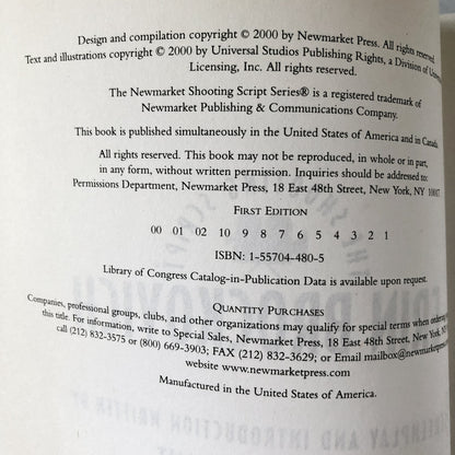 Erin Brockovich: The Shooting Script by Susannah Grant [FIRST EDITION] - Bookshop Apocalypse